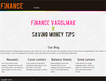 Tablet Screenshot of finance.varolmak.com